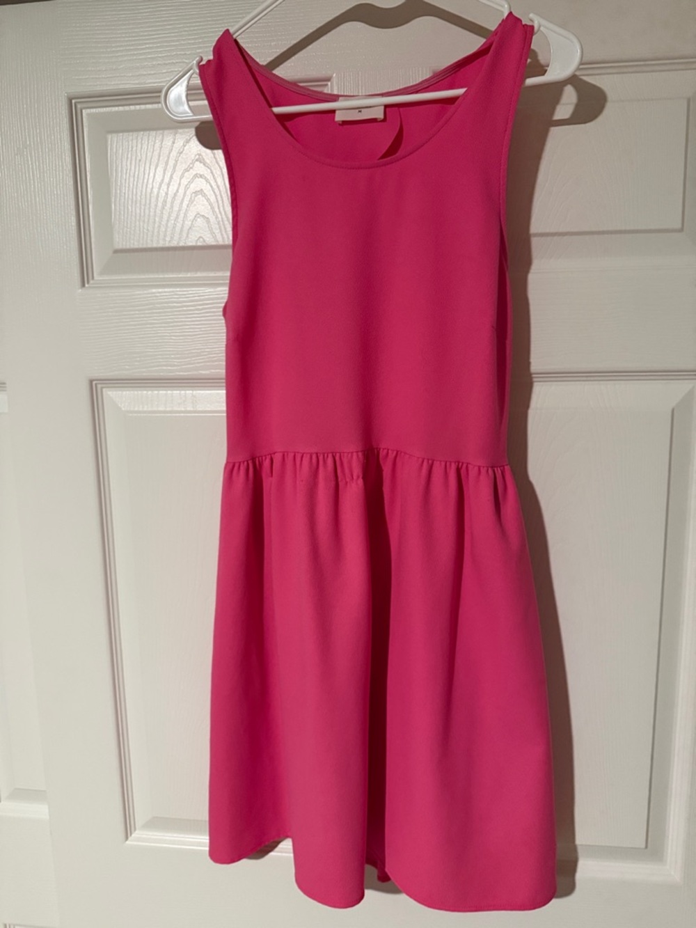 Everly Bright Pink Sleeveless Casual Dress